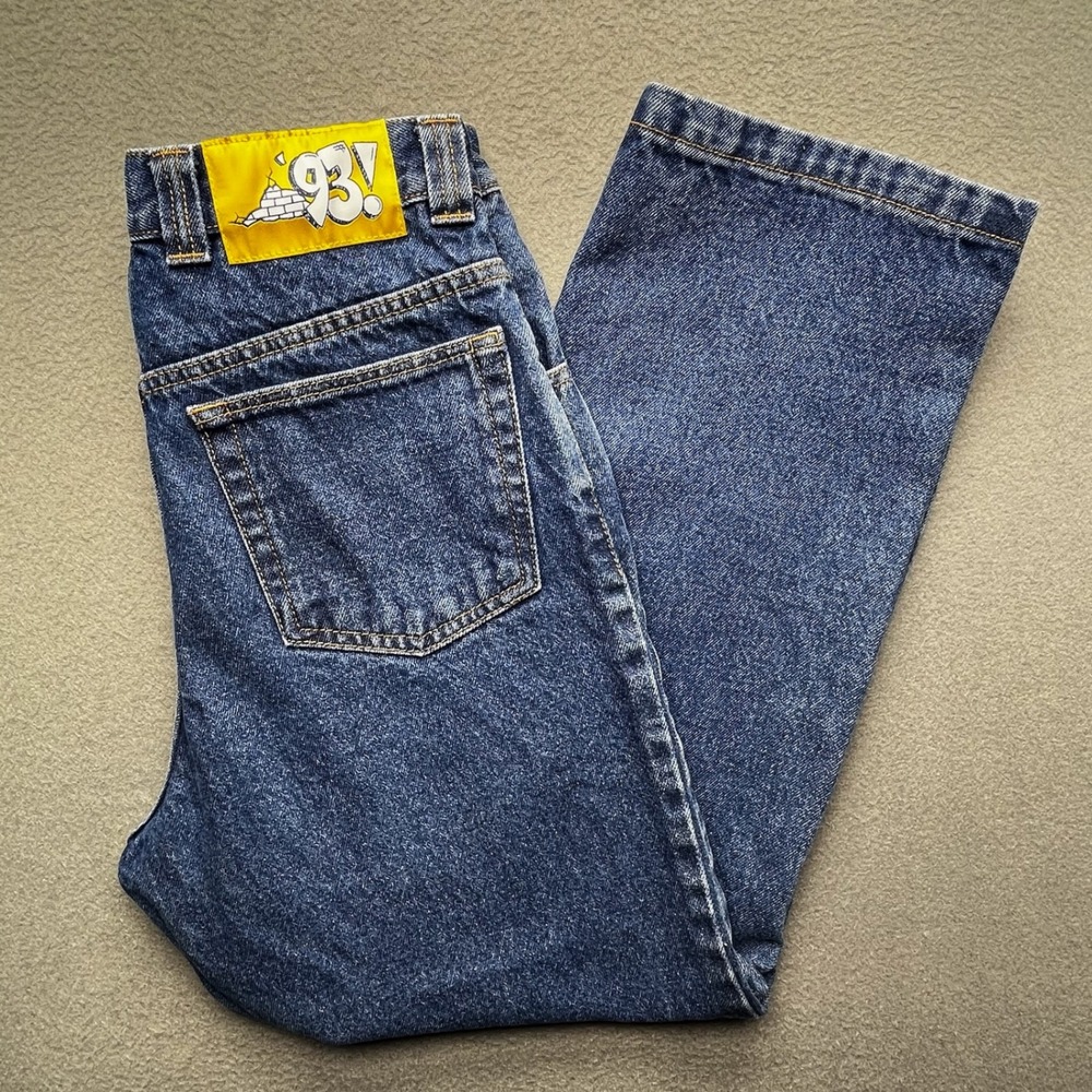 Polar Skate Co Men 93 Denim Jeans Blue Cotton 28/30 Baggy Streetwear Skate